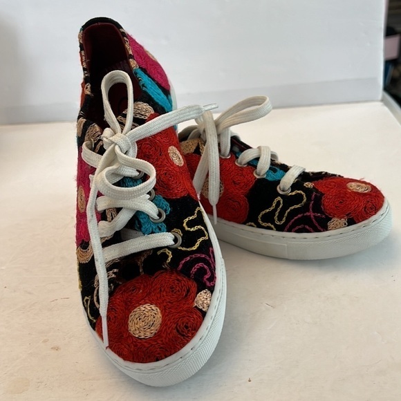 Shans Amsterdam Handcrafted Embroidered Sneakers size 36 - Picture 14 of 15